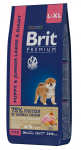Brit Premium Puppy Junior L-XL для щенков крупных и гигантских пород (25-90 кг)
