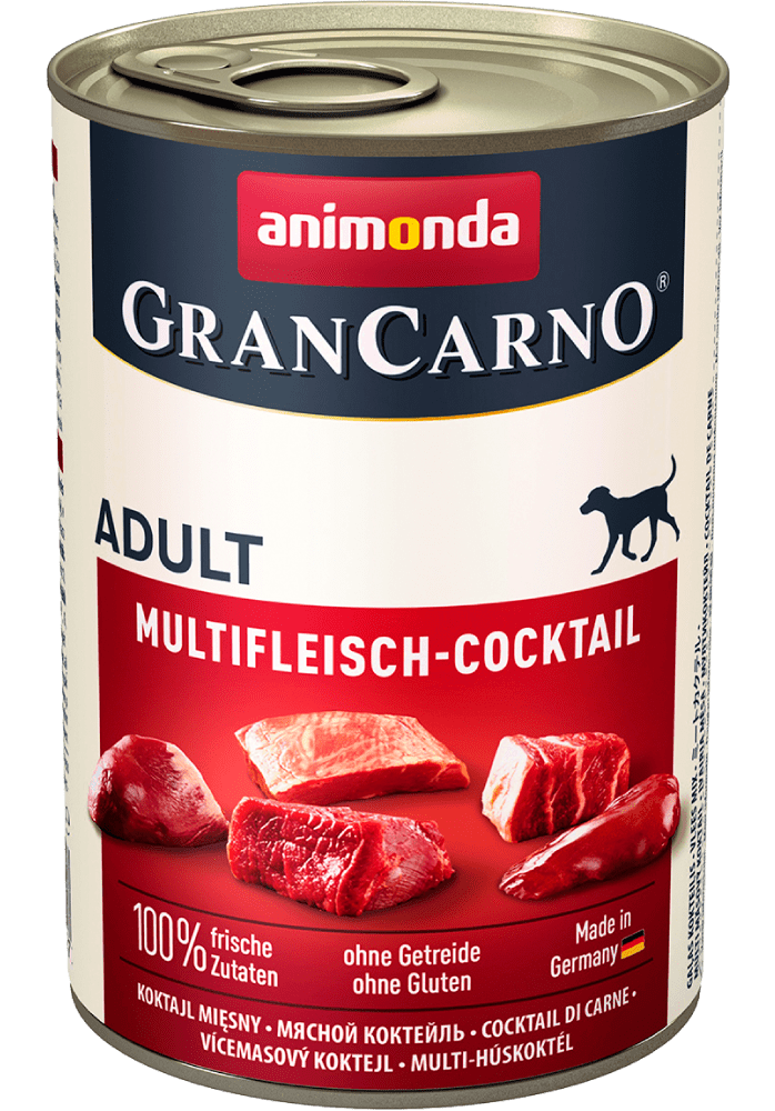 Консервы для собак Animonda Gran Carno Original Adult Meat Cocktail (мультимясной коктейль) (82730, 82739)