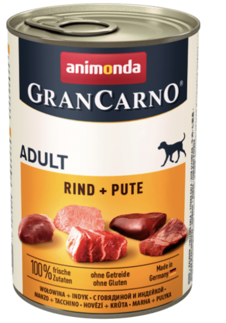 Консервы для собак Animonda Gran Carno Original Adult Beef Turkey (с говядиной и индейкой) (82734)