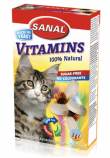 Sanal Vitamins Витаминизированные лакомства для кошек, 100 таблеток (арт. SC3000)