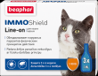 Капли от паразитов Beaphar IMMO SHIELD LINE-ON для кошек, 3 пипетки*1 ml (арт. 13581)