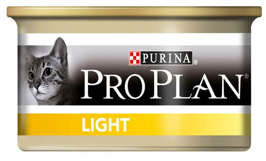 Консервы для кошек Pro Plan Light (индейка)
