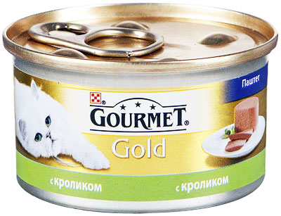 Консервы для кошек Gourmet Gold (паштет с кроликом) 85 г