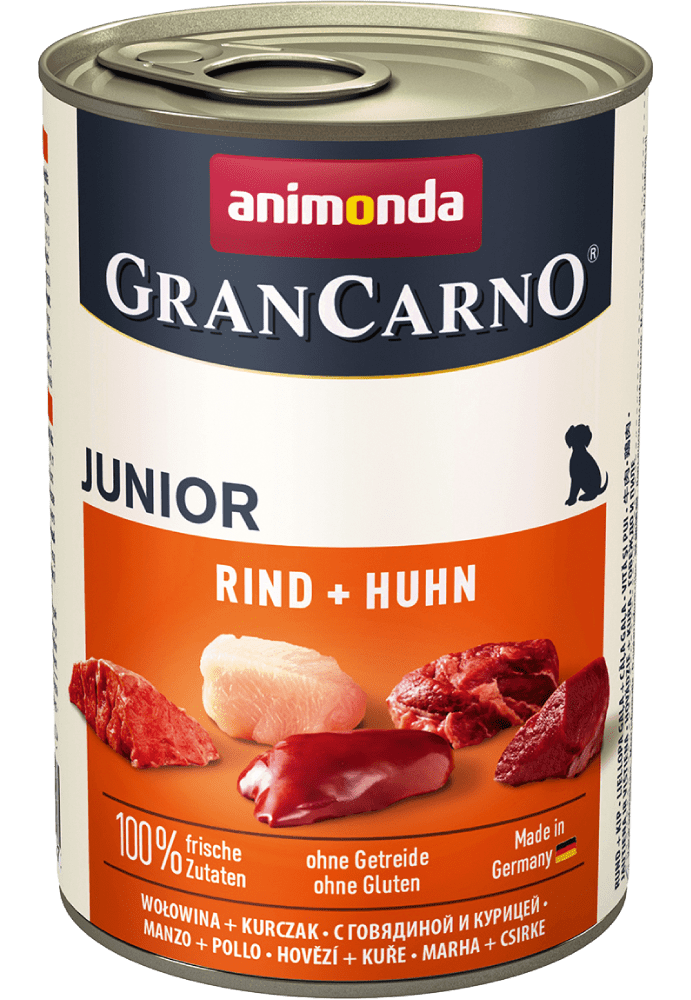 Консервы для щенков Animonda Gran Carno Fleisch Junior (с говядиной и курицей) (82729, 82769)