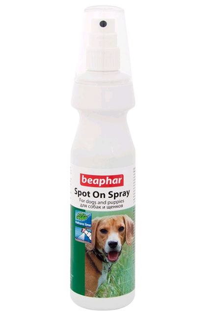 Cпрей от клещей и блох для собак и щенков Beaphar Spot On Spray (13561)