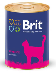 Консервы для котят Brit Premium (Ягненок) 340 г