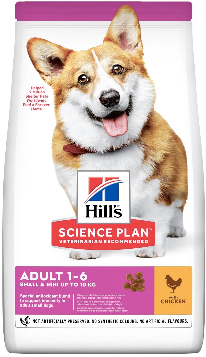 Hills Science Plan для взрослых собак мелких пород с курицей