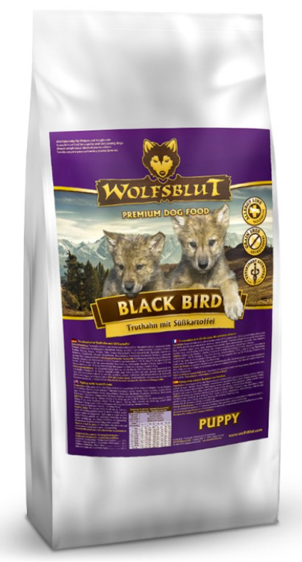 Wolfsblut Black Bird Puppy (Черная птица) 32/16 - сухой корм из индейки для щенков