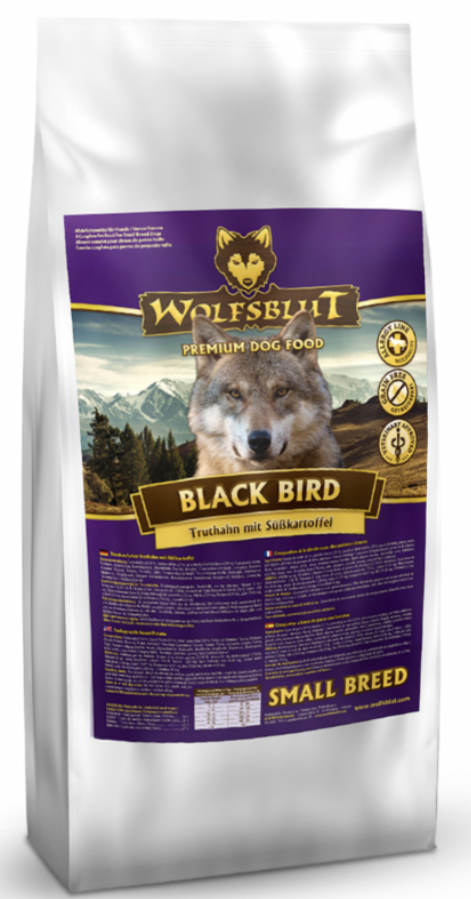 Wolfsblut Black Bird Small breed (Черная птица) 32/16 - корм для собак мелких пород, с индейкой