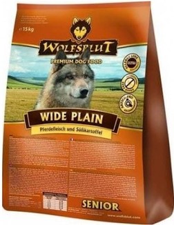 Wolfsblut Wide Plain Senior (Широкая равнина) 20/9,5 - сухой корм для пожилых собак, с кониной