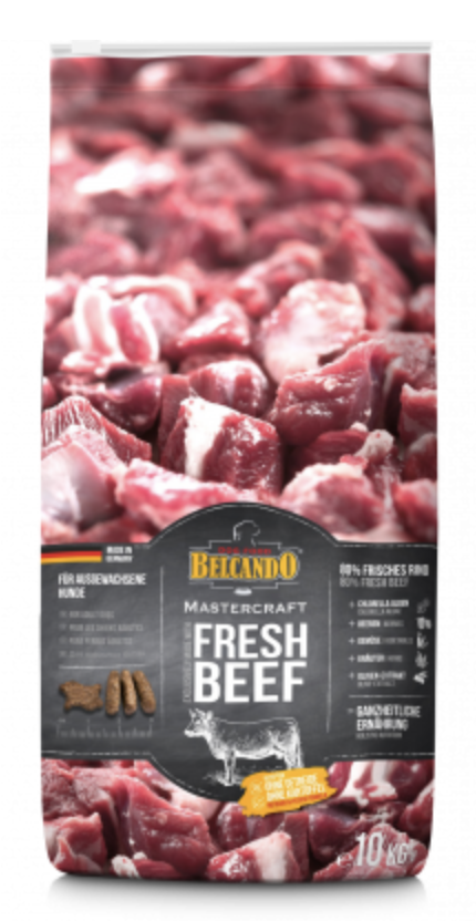 Belcando Mastercraft Fresh Beef - сбалансированный беззерновой корм для взрослых собак c говядиной.