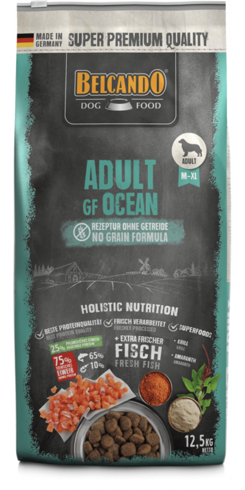 Belcando Adult Grain-Free Ocean – беззерновой сухой корм для собак на основе океанической рыбы