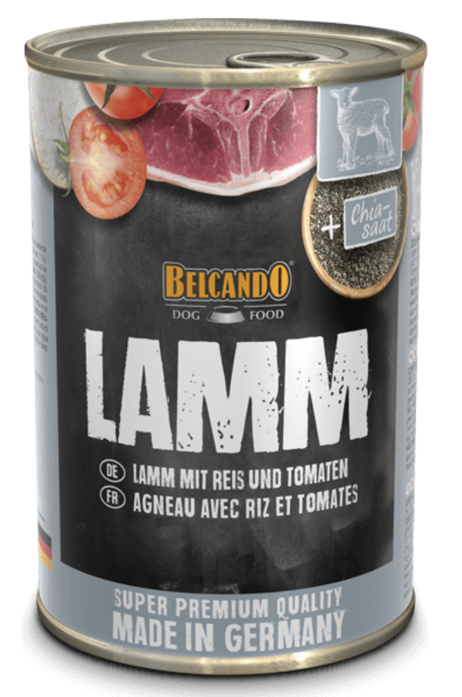Belcando Lamb with Rice & Tomato - влажный корм для взрослых собак с ягненком, рисом и томатом (400 г)