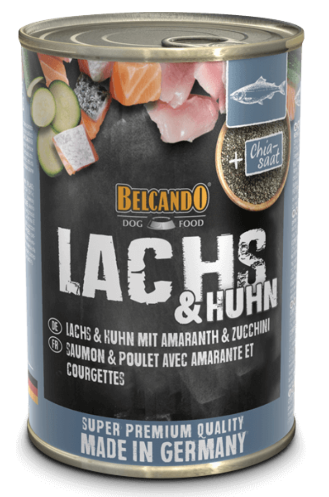 Belcando Salmon with amaranth & courgettes - консервы для собак, лосось, амарант и кабачки (400 г)