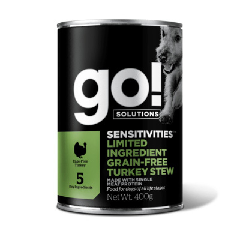 GO Solutions Sensitivities Grain Free Turkey Stew - беззеновые консервы для собаки с индейкой