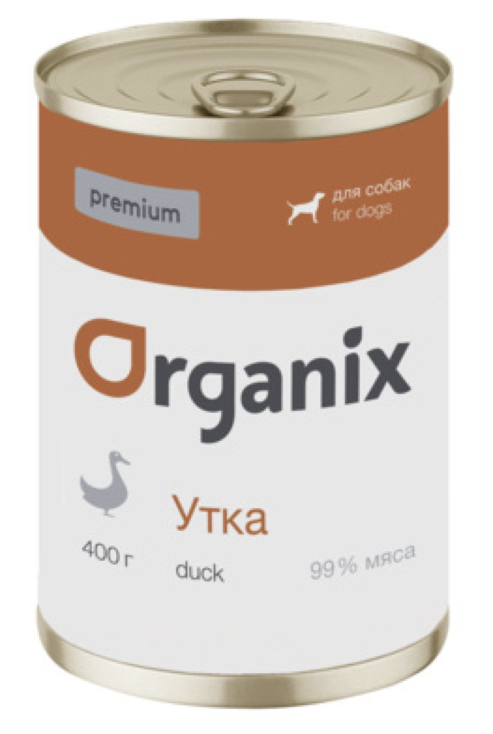 Organix - консервы для собак с уткой премиум , 400г