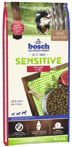 Bosch Sensitive Lamb & Rice (ягненок, рис)