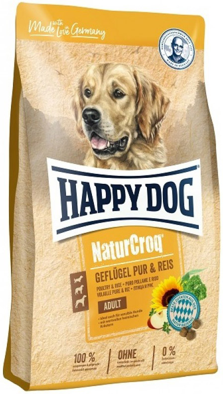 Happy Dog NaturCroq Geflügel Pur & Reis (Птица)