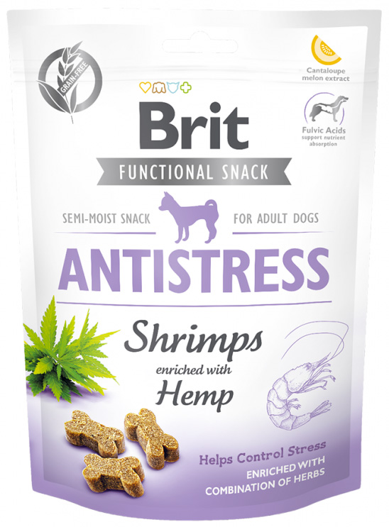 Brit Care Dog лакомство для собак Антистресс с креветками