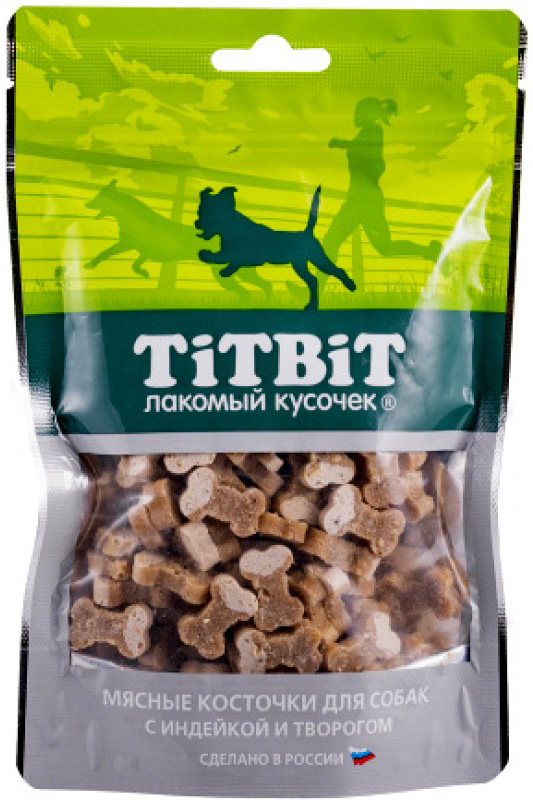 TitBit Косточки мясные для собак с индейкой и творогом (арт. 012901)