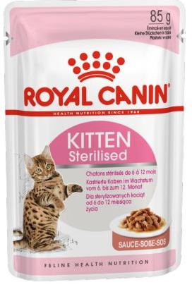 Пресервы Royal Canin Kitten Sterilised (соус) 85 г