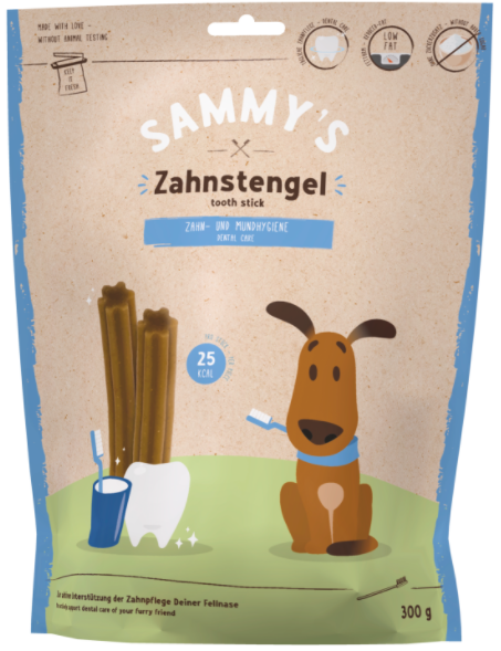 Bosch Sammys - палочки для собак Крепкие зубы, со свининой, упаковка 300 г