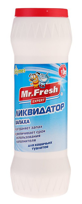 Порошок Ликвидатор запаха для кошачьих туалетов Mr.Fresh (F401)