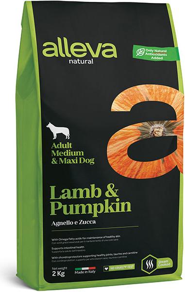 Alleva Natural Adult Medium Maxi Lamb & Pumpkin