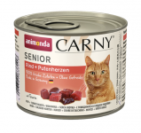 Консервы для кошек Animonda Carny Senior Beef & Turkey Hearts (83711)