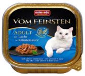 Паштет для кошек Animonda Vom Feinsten без злаков 100 г (с лососем в соусе из трав) 83361