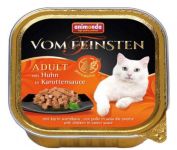 Паштет для кошек Animonda Vom Feinsten без злаков 100 г  (с курицей в морковном соусе) 83362