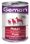GEMON DOG ADULT PATE BEEF TRIPE - паштет для собак всех пород (говяжий рубец) 400 г