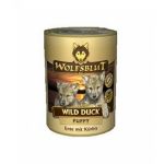 Wolfsblut Wide Duck Puppy - консервы для щенков с дикой уткой 395 гр.