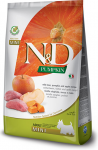 Farmina N&D Pumpkin Line GF - беззерновой корм для взрослых собак мелких пород (кабан с яблоком и тыква)