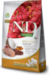 Farmina N&D Quinoa Line GF - беззерновой корм для здоровья кожи и шерсти взрослых собак (перепел, киноа, кокос и куркума)