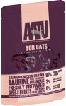 Пресервы AATU для кошек (с лососем, курицей и креветками) 85 г