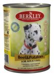 Berkley консервы для взрослых собак с говядиной и картофелем, 400 гр. (532511)