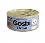 Gosbi Fresko Sterilized Tuna Shrimp - влажный корм для стерилизованных кошек с тунцом и креветками