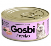 Gosbi Fresko Sterilized Chicken Rabbit - консервы для стерилизованных кошек с курицей и кроликом