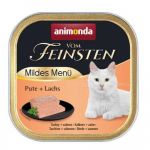 Vom Feinsten Mildes Menu Консервы для кастрированных кошек с индейкой и лососем, 100 гр. (арт. 838610)