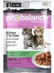 ProBalance 1st Diet Kitten Влажный корм с кроликом для котят, 85 г*25 шт