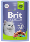 Пресервы Brit Premium Adult Lamb взрослых кошек (ягненок в желе) (арт. 5050147)