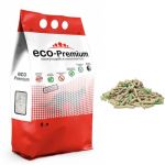 ECO-Premium Green древесный комкующийся наполнитель, без запаха