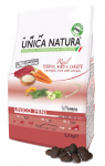 Unica Natura Mini Venison Rice - корм для взрослых собак мелких пород, оленина, рис, морковь
