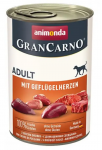 Консервы для собак Animonda Gran Carno Fleisch Adult (сердце домашней птицы) (арт. 82805, 82802)