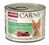 Консервы для котят Animonda Carny Kitten Beef, Chicken & Rabbit (83697, 83713)