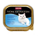 Паштет для кошек Animonda Vom Feinsten Kastrierte 100 г (с индейкой и форелью) 83447